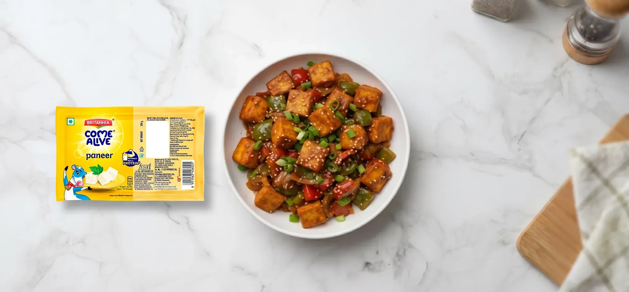 Britannia Come alive paneer