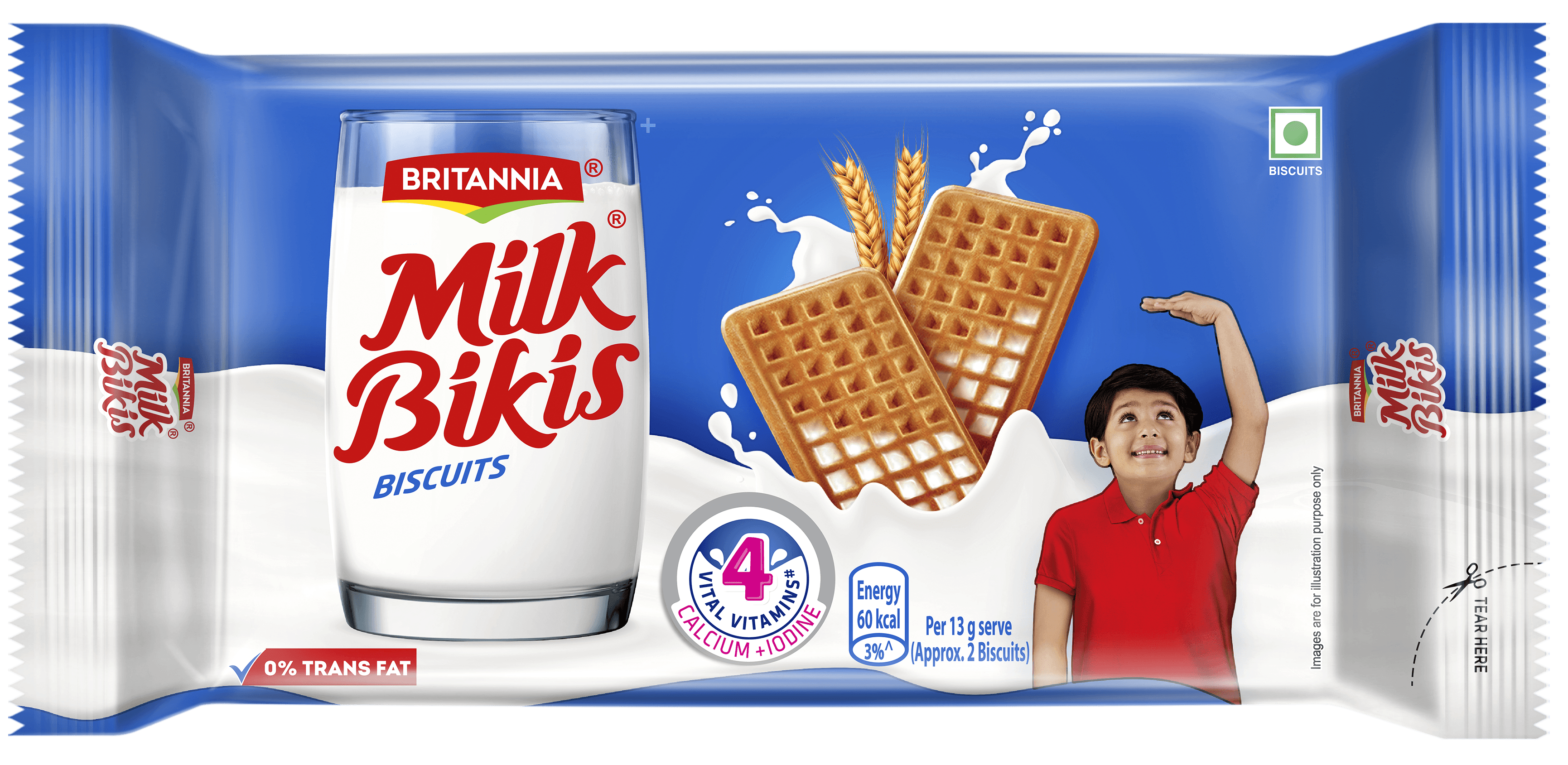 Britannia Milk Bikis Biscuits