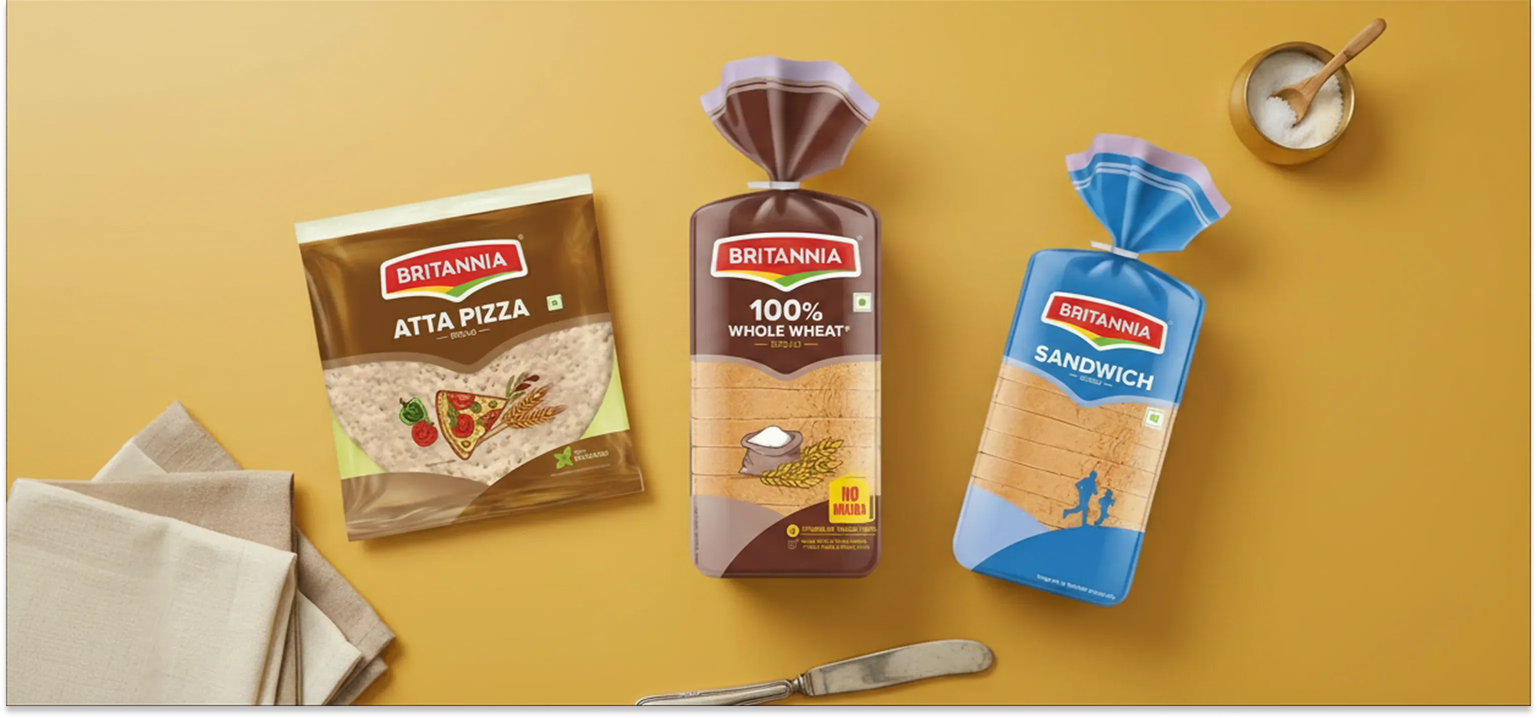  Britannia Whole wheat bread range