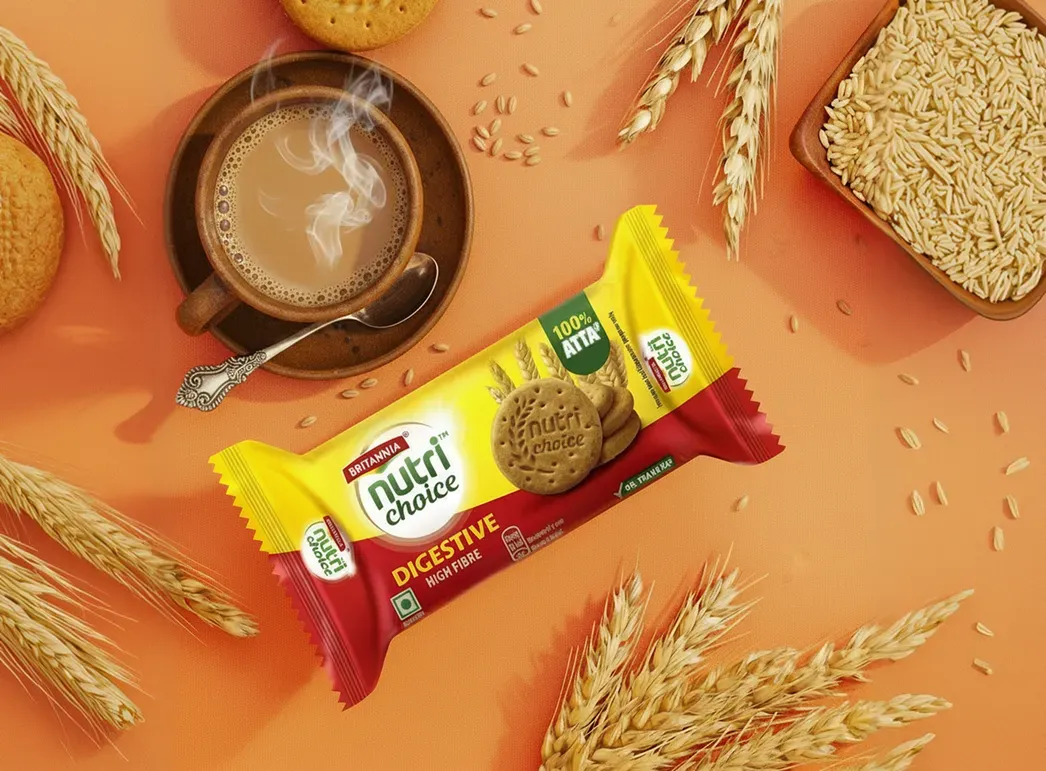 Britannia NutriChoice Digestive biscuits made with atta