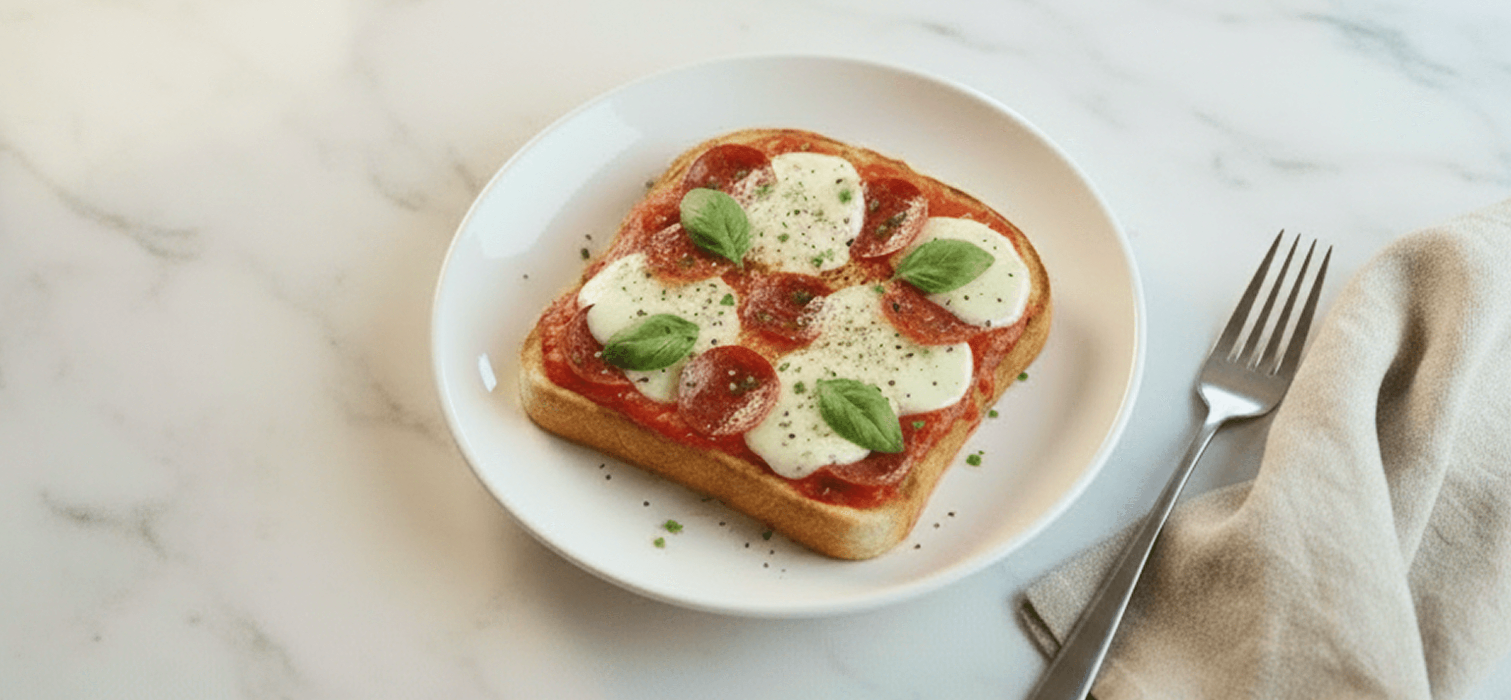 Melted cheese sandwich